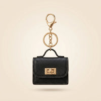 Mini Handbag Charm - Black