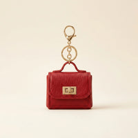 Mini Handbag Charm - Red