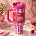 Owala Flora 1185 mL Insulated Tumbler 🌷 – Pink Tulip