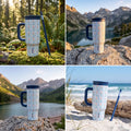 Owala Flora 1185 mL Insulated Tumbler 🩵 – Blue Blossom