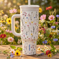 Owala Flora 1185 mL Insulated Tumbler 🌼 – Wildflower