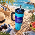 Owala Solid Colors 1185 mL Travel Tumbler - Lagoon Dive