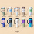 Owala Solid Colors 1185 mL Travel Tumbler - Cloud Peak
