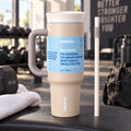 Owala Solid Colors 1185 mL Travel Tumbler - Beachy Blue
