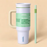 Owala Solid Colors 1185 mL Travel Tumbler - Mint Whip