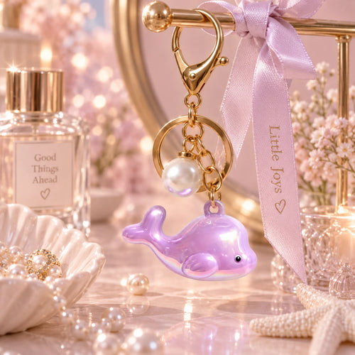 Chrome Whale Charm 🐋 - Purple