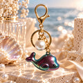 Chrome Whale Charm 🐋 - Teal