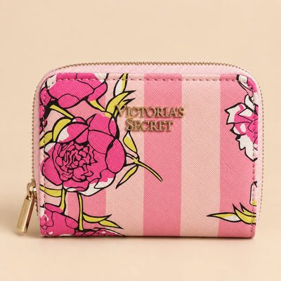 Pink Floral Zip Wallet 🌸