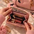 Pink Floral Zip Wallet 🌸