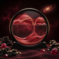Moving Sand Art Decor – Red ❤️