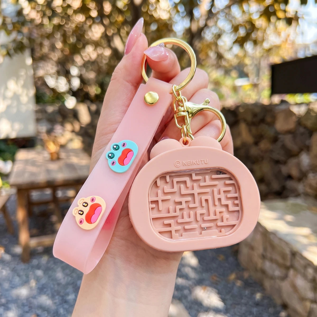 Rabbit Maze Fidget Keychain 🐰🎀