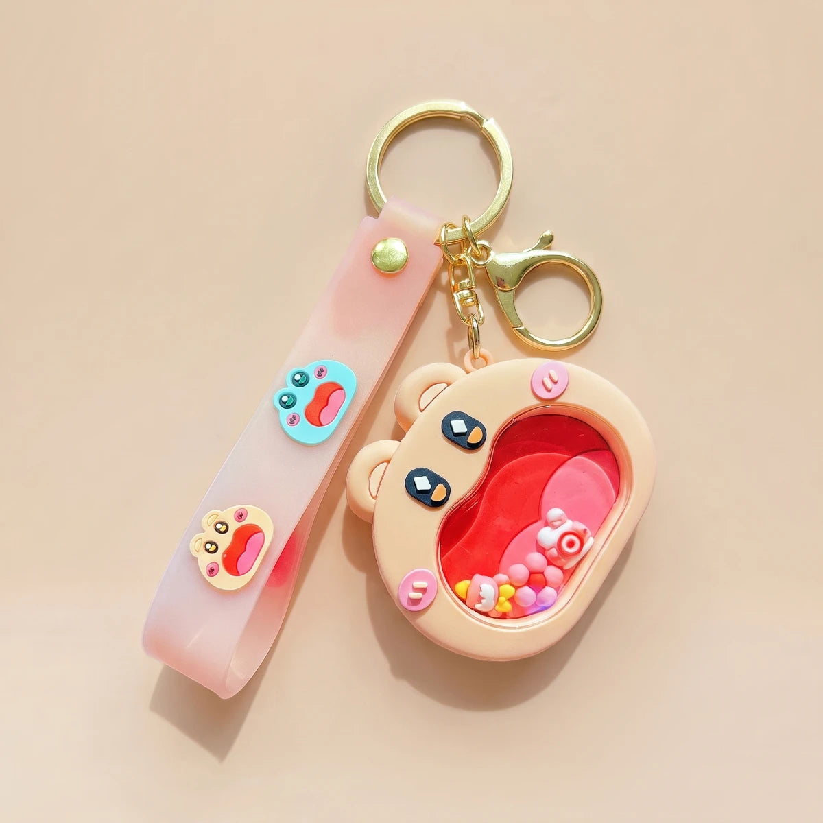 Bear Maze Fidget Keychain 🐻💗