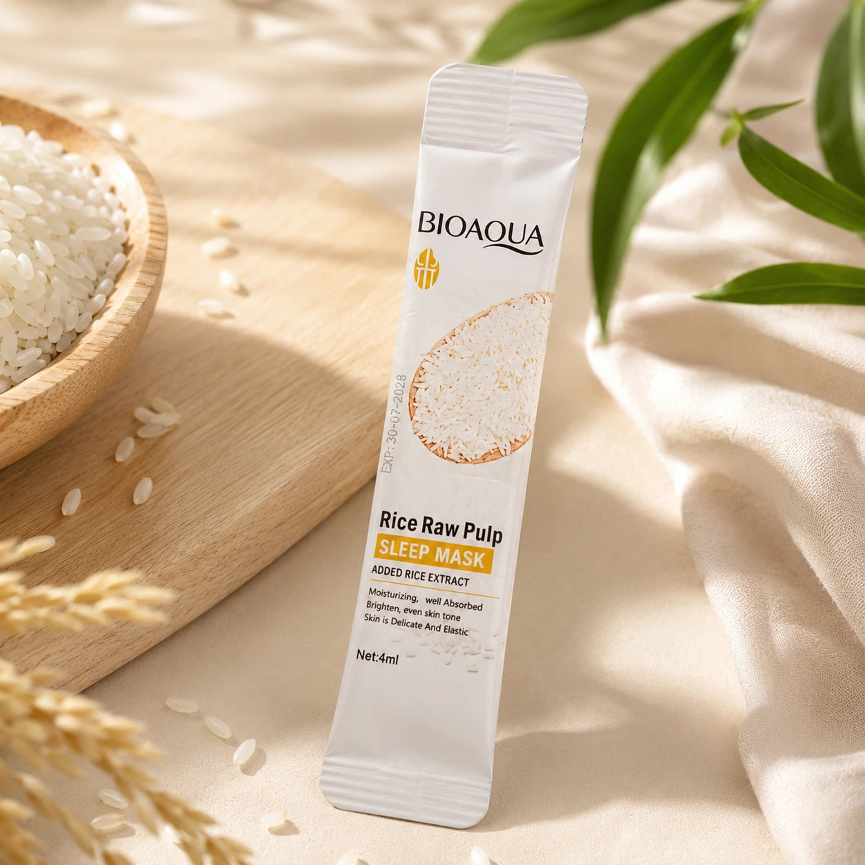 BIOAQUA Rice Raw Pulp Sleep Mask