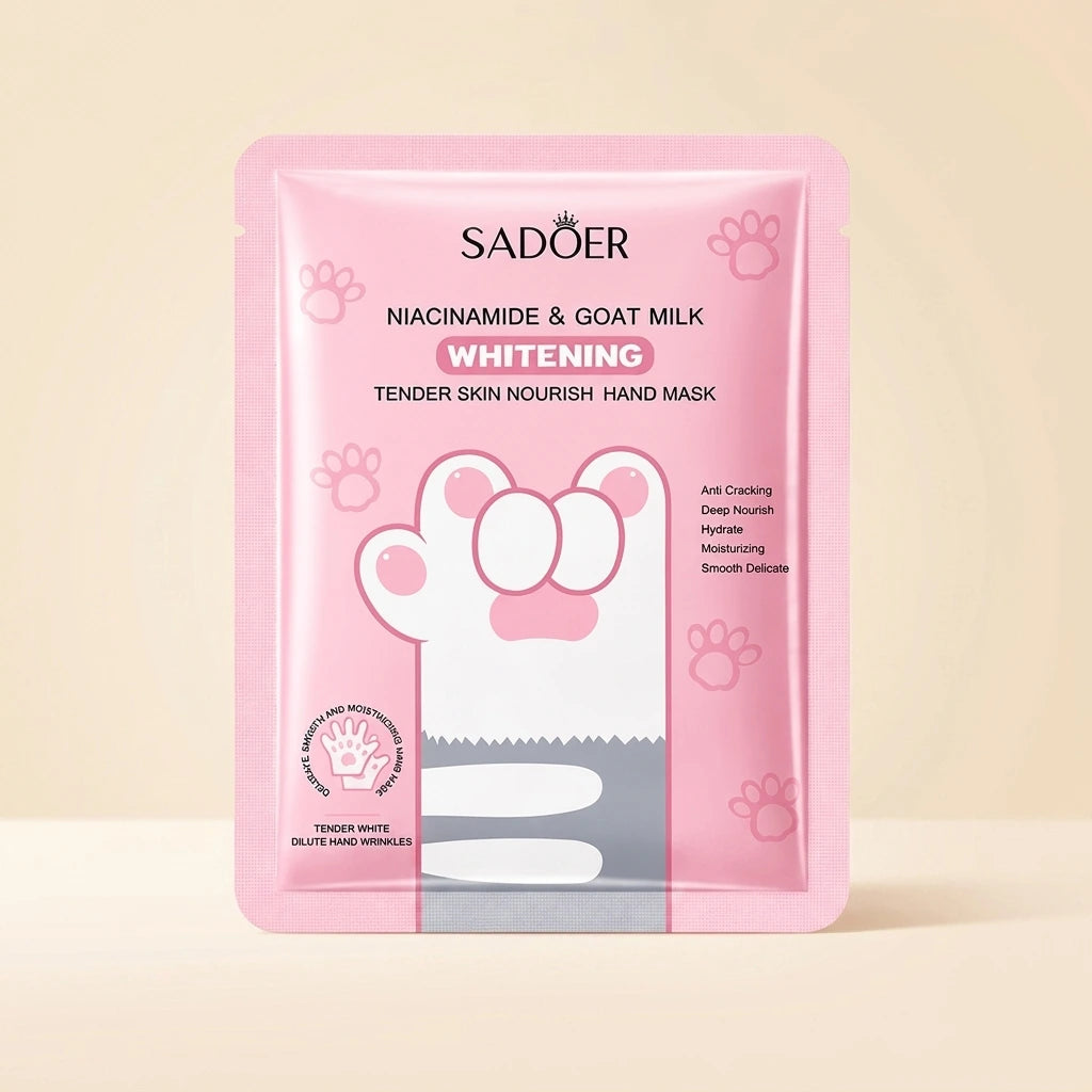 قناع اليدين بالقط SADOER