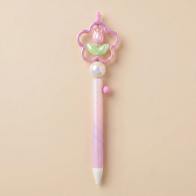 Tulip Spinner 0.5 mm Gel Pen – Pink 🌷