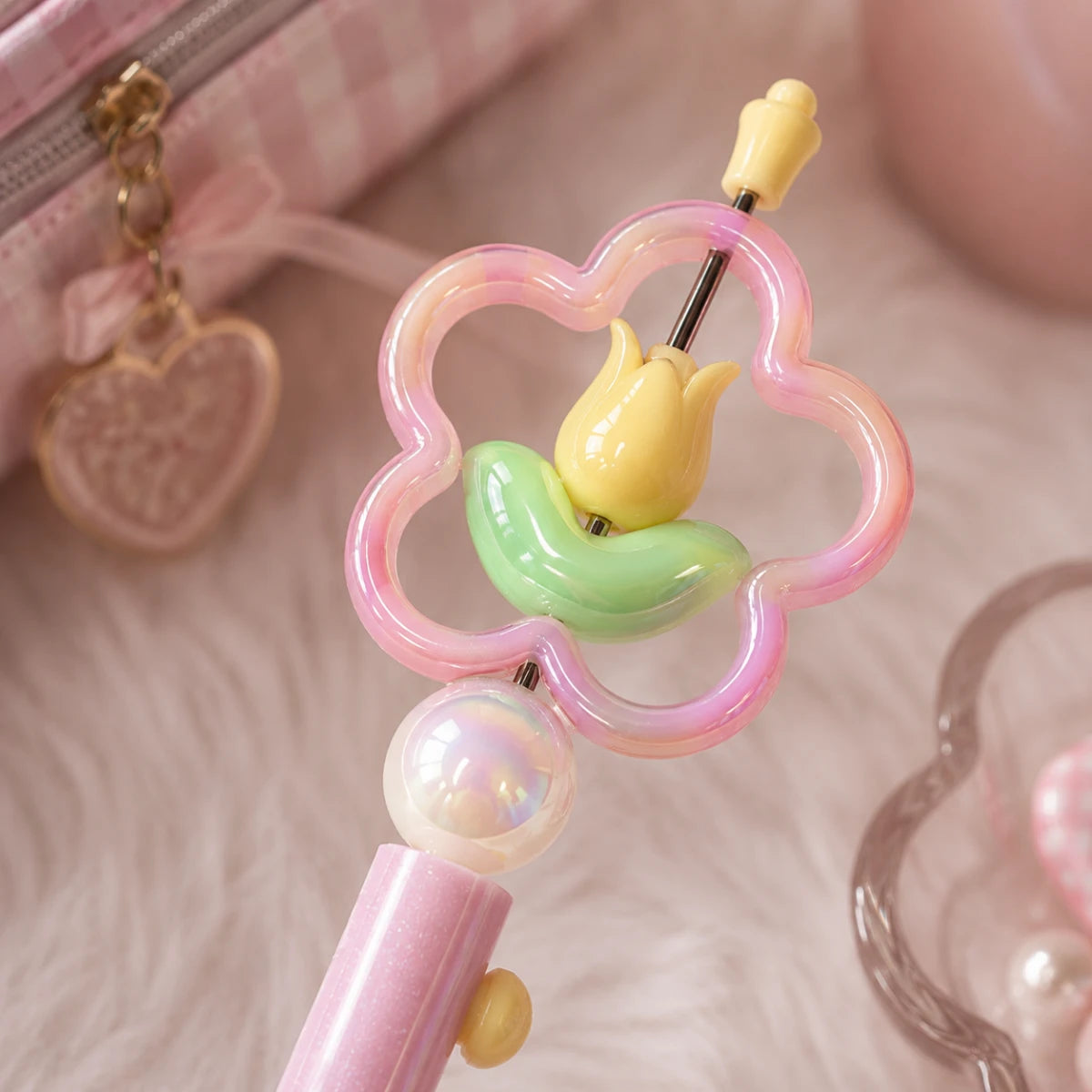 Tulip Spinner 0.5 mm Gel Pen - Yellow 🌷