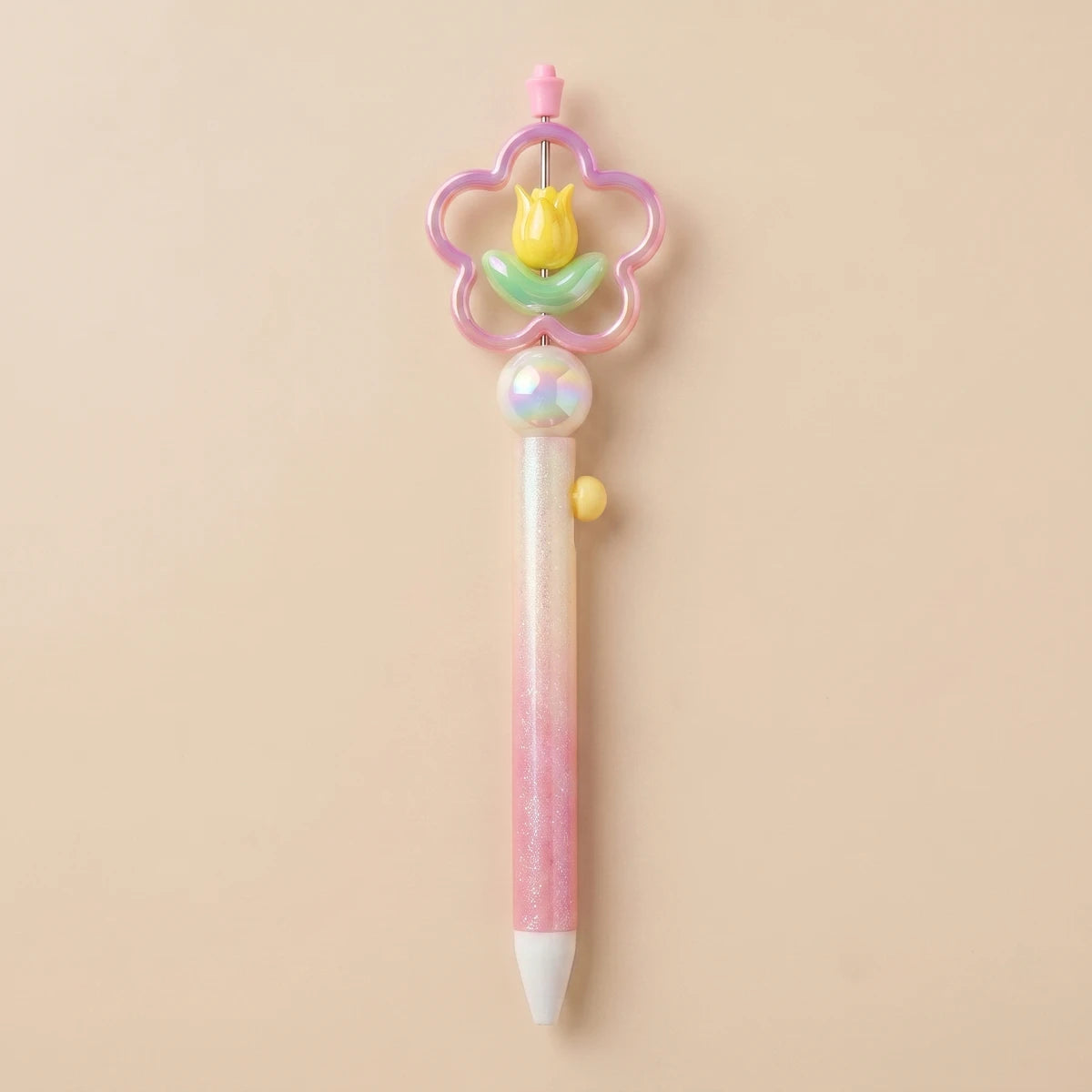 Tulip Spinner 0.5 mm Gel Pen - Yellow 🌷