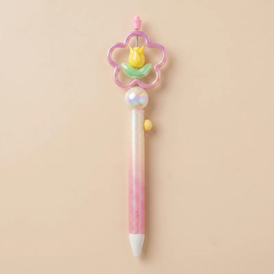 Tulip Spinner 0.5 mm Gel Pen - Yellow 🌷