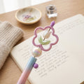 Tulip Spinner 0.5 mm Gel Pen – White 🌷
