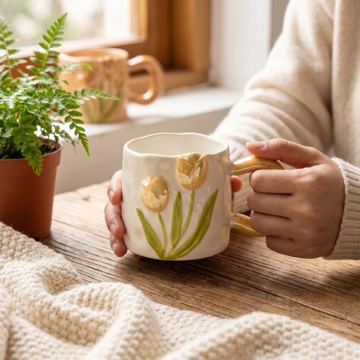 Tulip Handle Mug