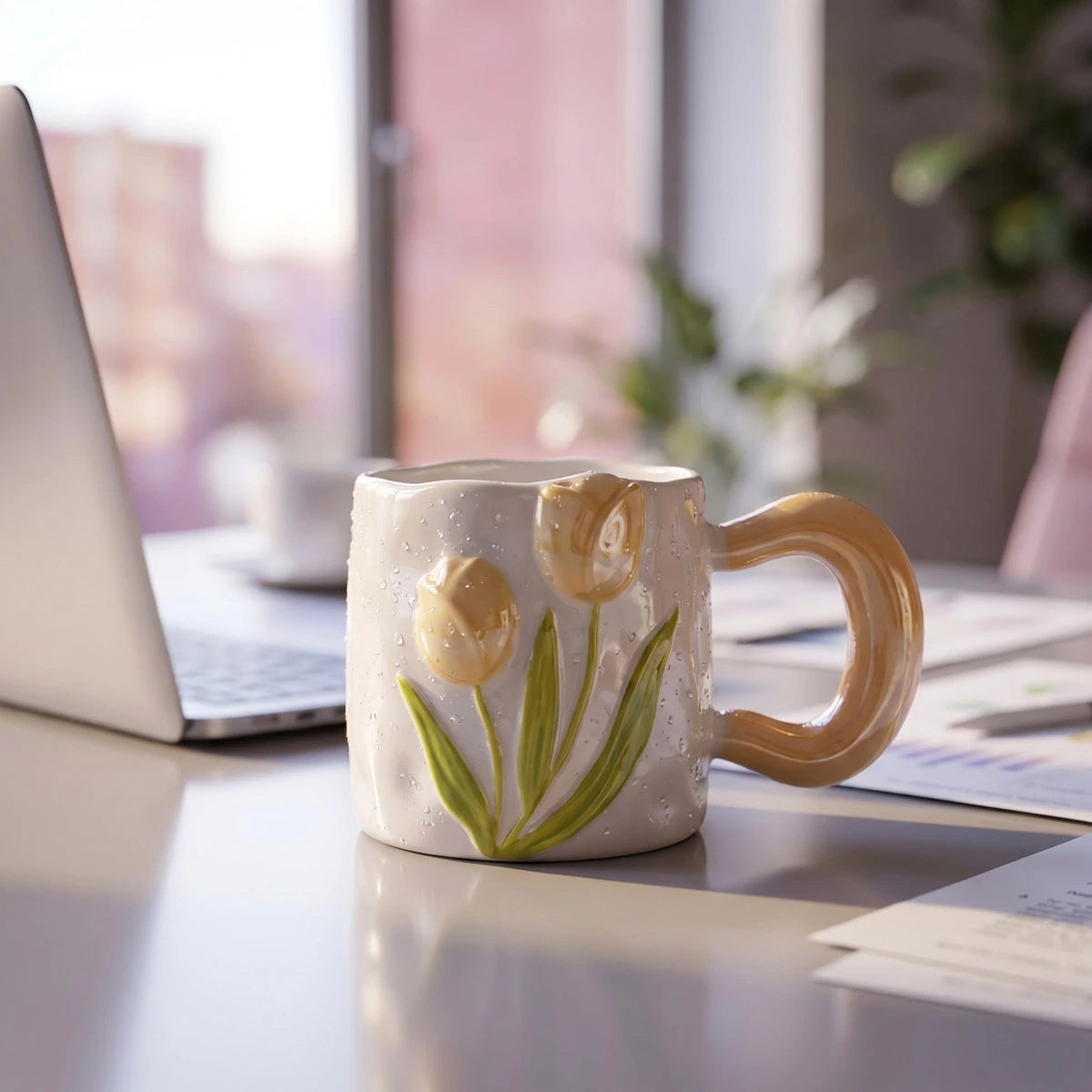 Tulip Handle Mug
