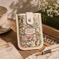 Vintage Floral Card Holder – Cream 🌷