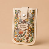Vintage Floral Card Holder – Cream 🌷