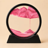 Moving Sand Art Decor – Pink 🩷