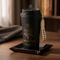 Lovely & Flower Coffee Cup – Black 🖤