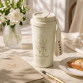 Lovely & Flower Coffee Cup – Creamy
